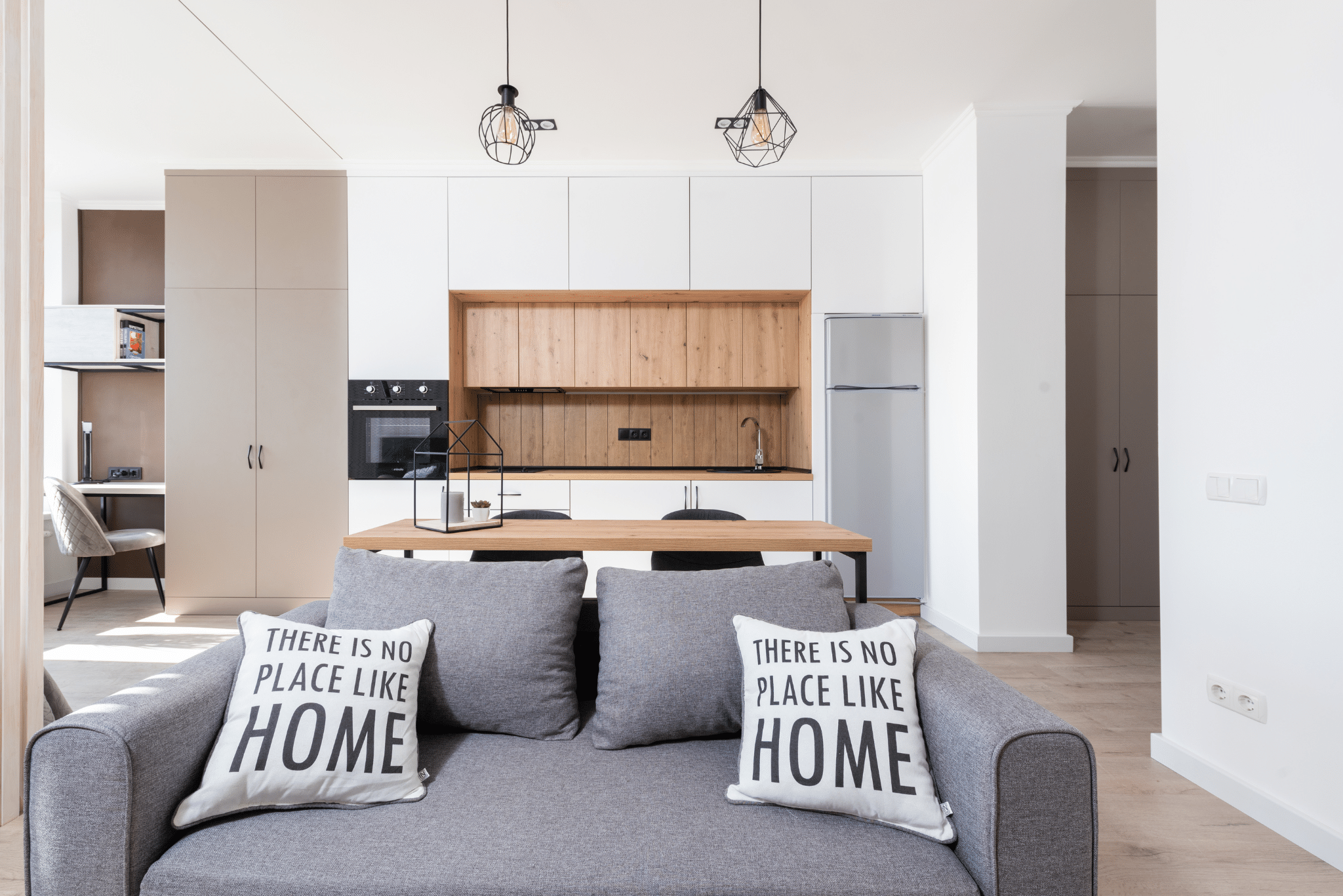 Utilizar el sofá como división entre ambientes